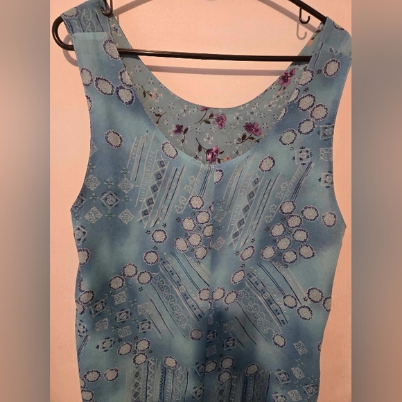 Impressions by California reversible maxi dress/Sz XL - Picture 2 of 4